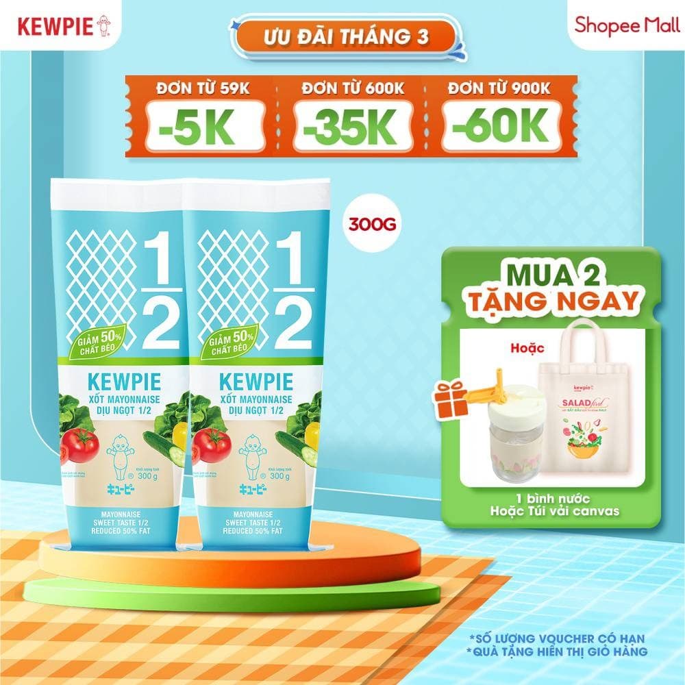 Combo 2 Xốt Mayonnaise Kewpie