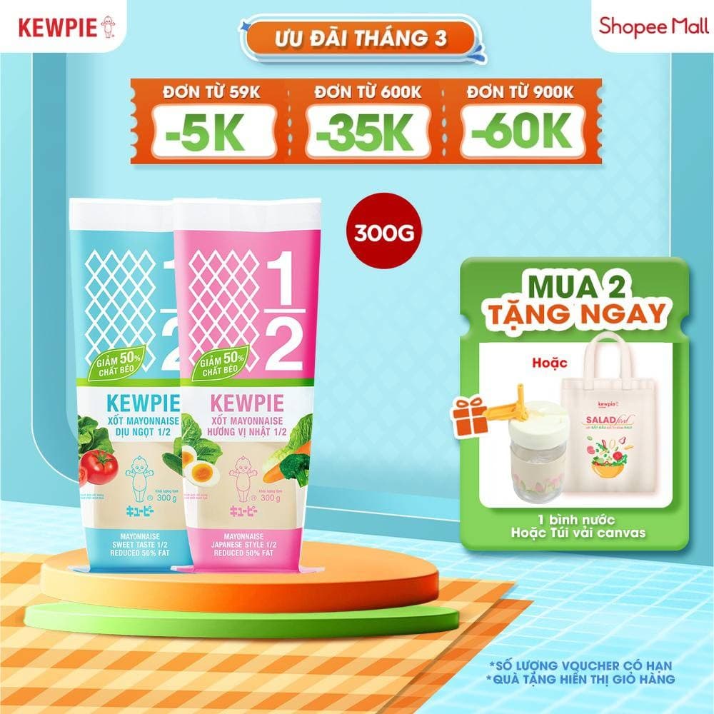 Combo 2 Xốt Mayonnaise Kewpie